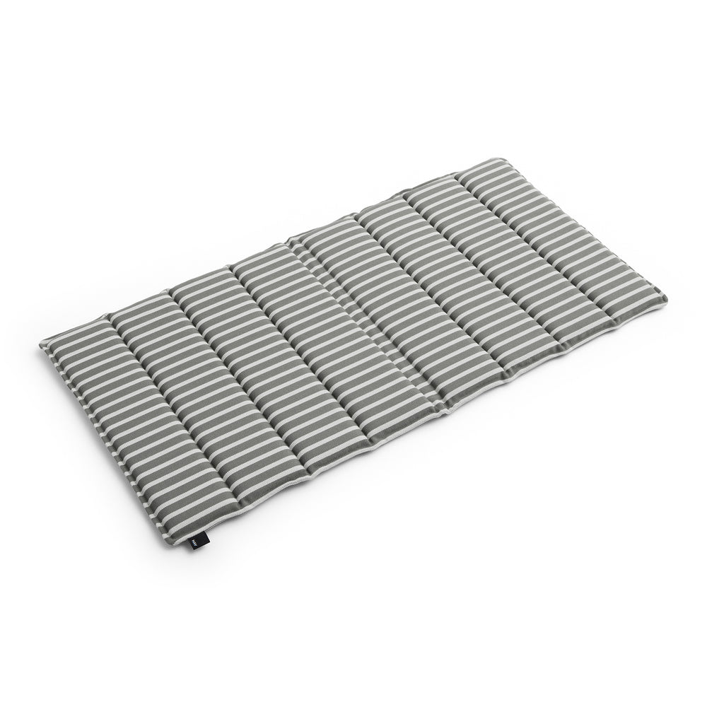 HAY - Terrazza Faltbares Sitzkissen | grey bold stripe