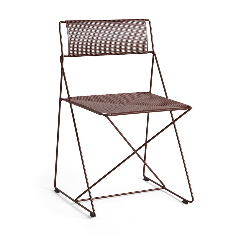 HAY - X-Line Stuhl Outdoor | iron red / iron red