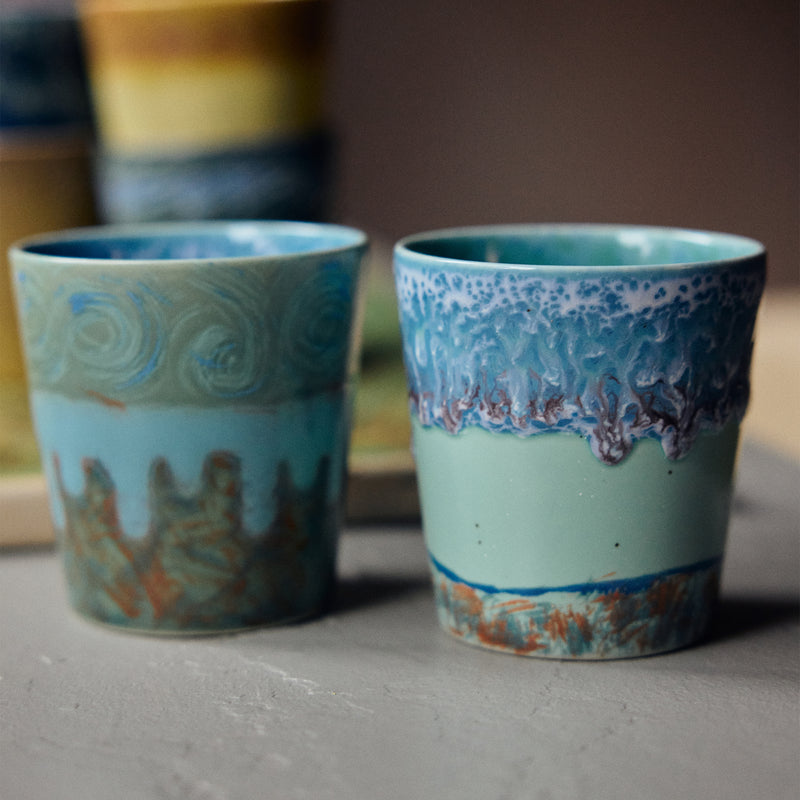 HKliving - 70's Van Gogh Kaffeebecher