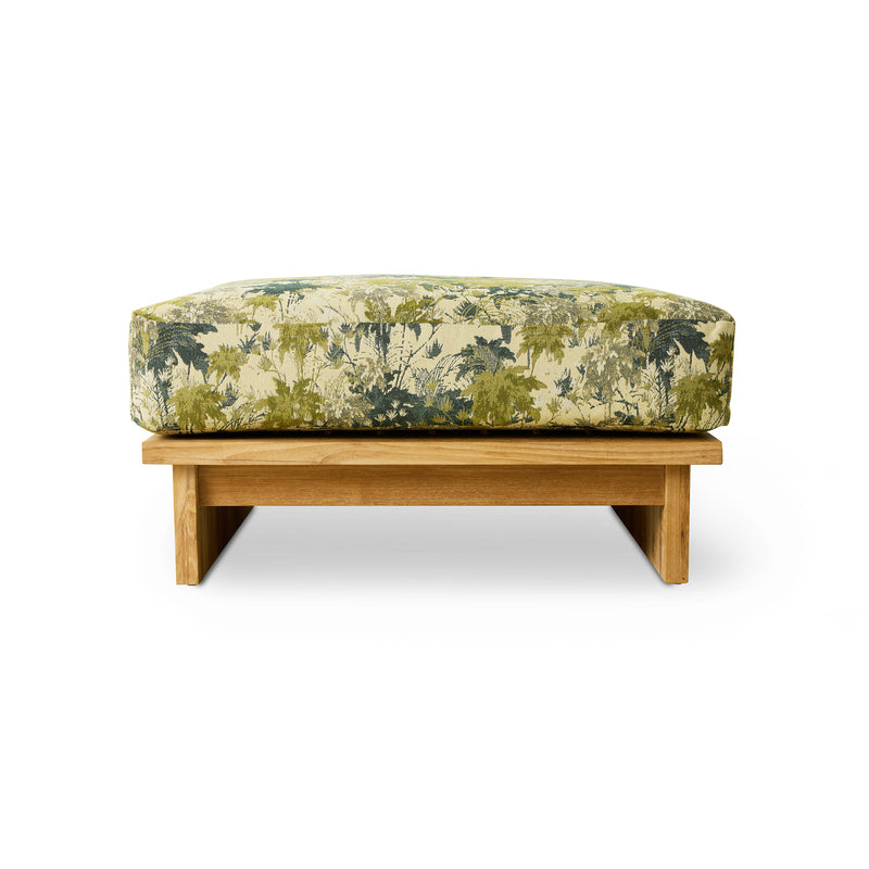HKliving - Outdoor Hocker Teak | botanical 
