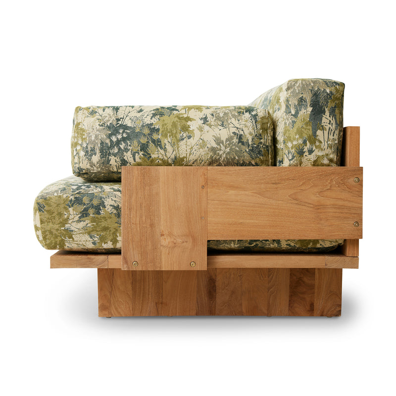 HKliving - Outdoor Teak Lounge-Sofa