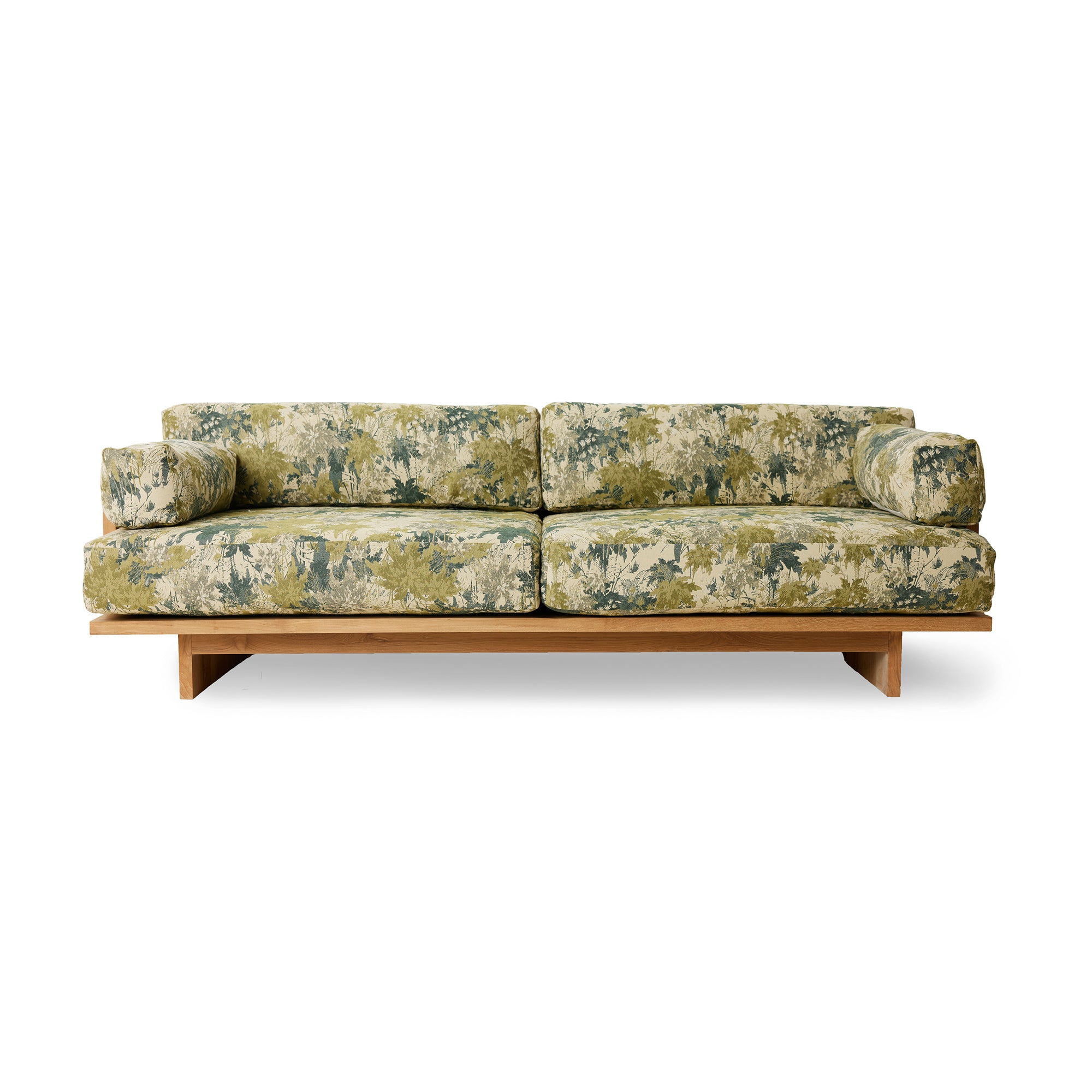 HKliving - Outdoor Teak Lounge-Sofa | botanical