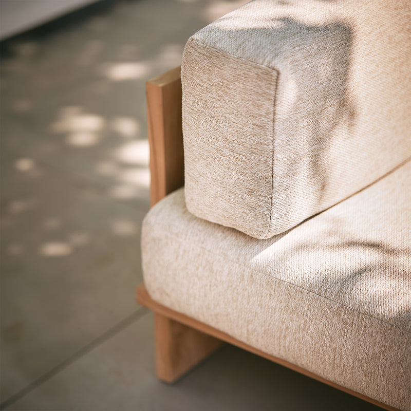 HKliving - Outdoor Teak Lounge-Sofa