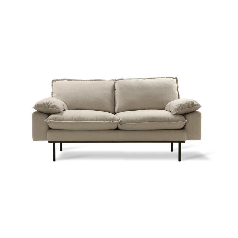 HKliving - Retro Sofa | 2-Sitzer / beige