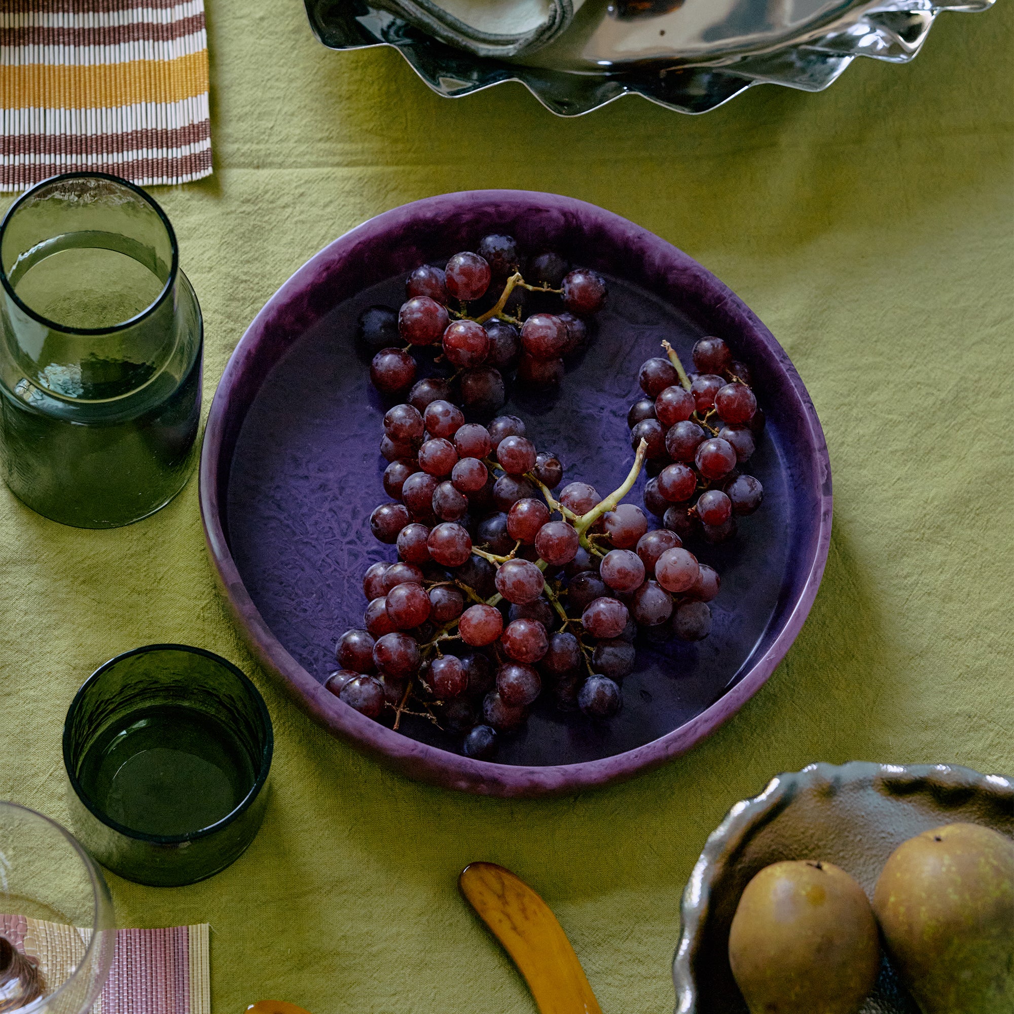 HKliving - Salatschale | plum
