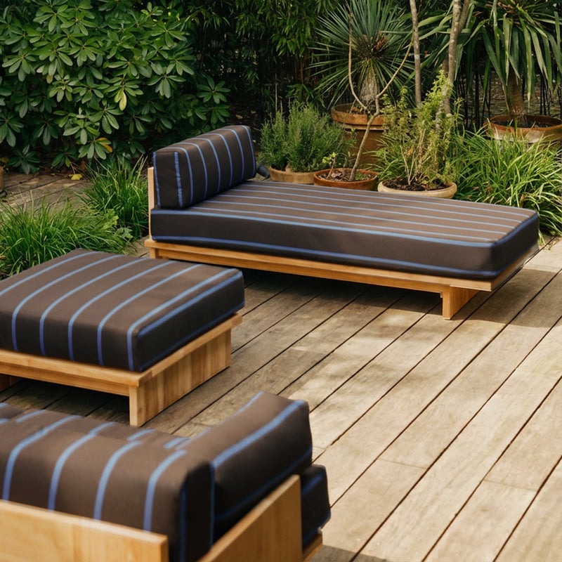 HKliving - Outdoor Hocker Teak