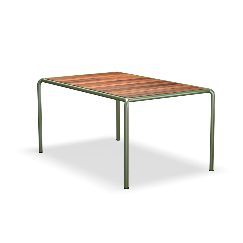 HOUE - AVANTI Outdoor Esstisch | 153 x 98 cm / Esche/olivgrün