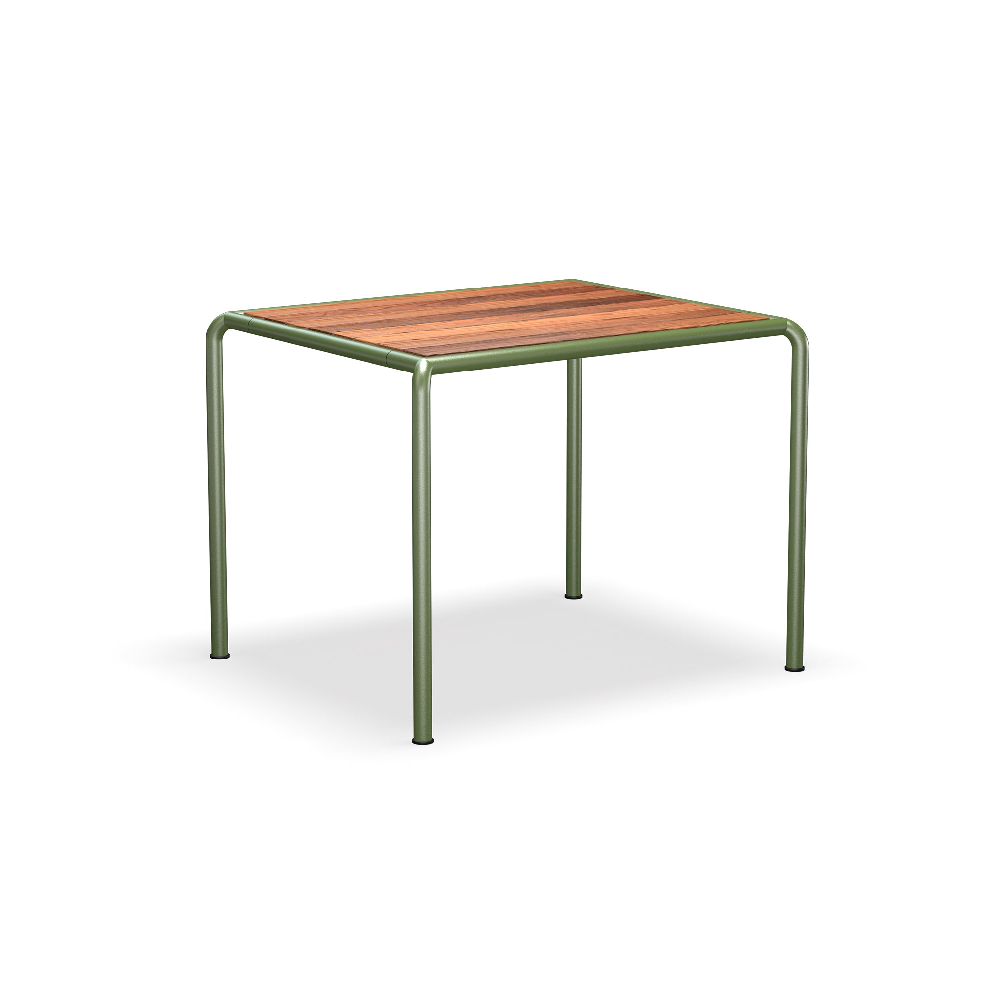 HOUE - AVANTI Outdoor Esstisch | 98 x 83 cm / Esche/olivgrün