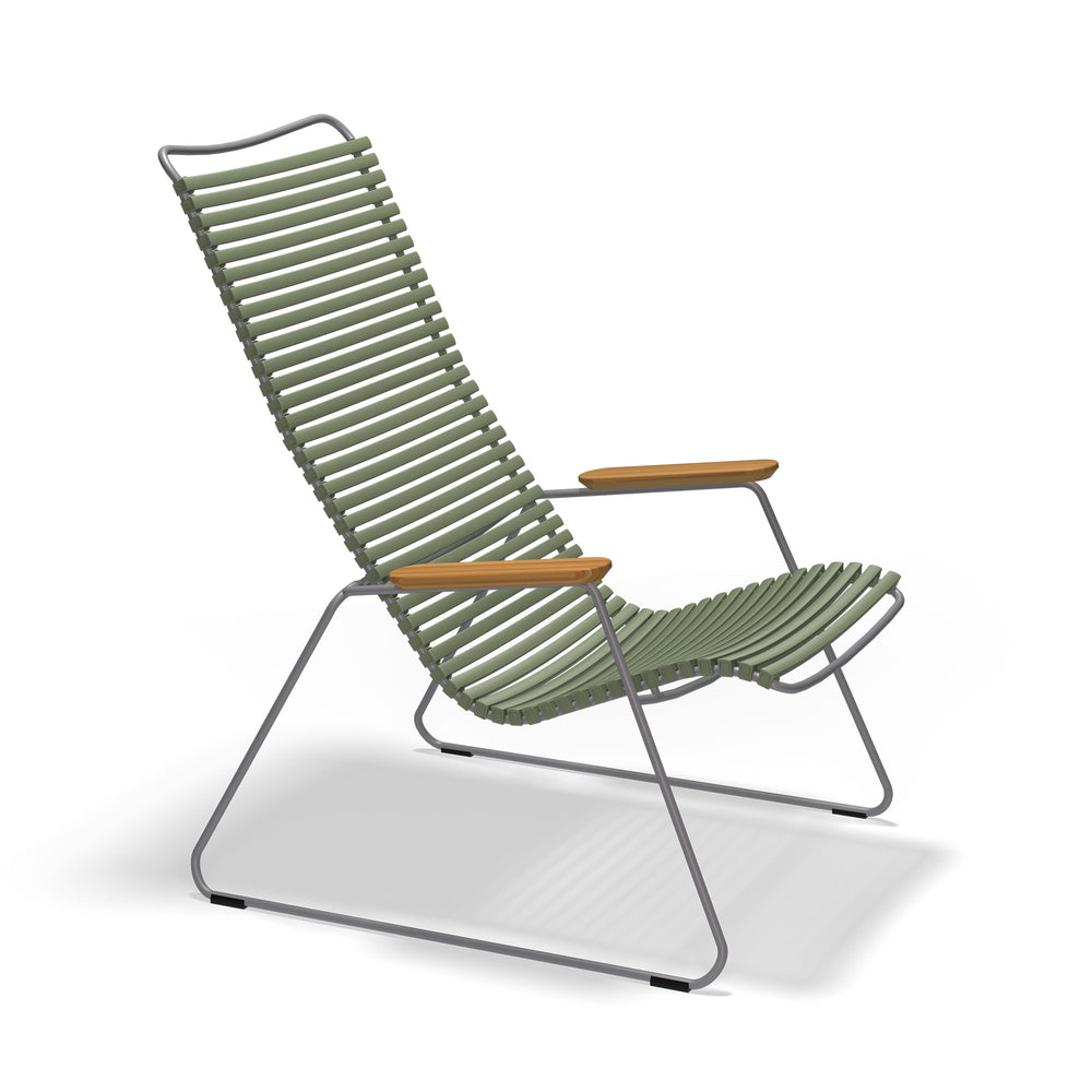 HOUE - CLICK Outdoor Lounge Chair | olivgrün