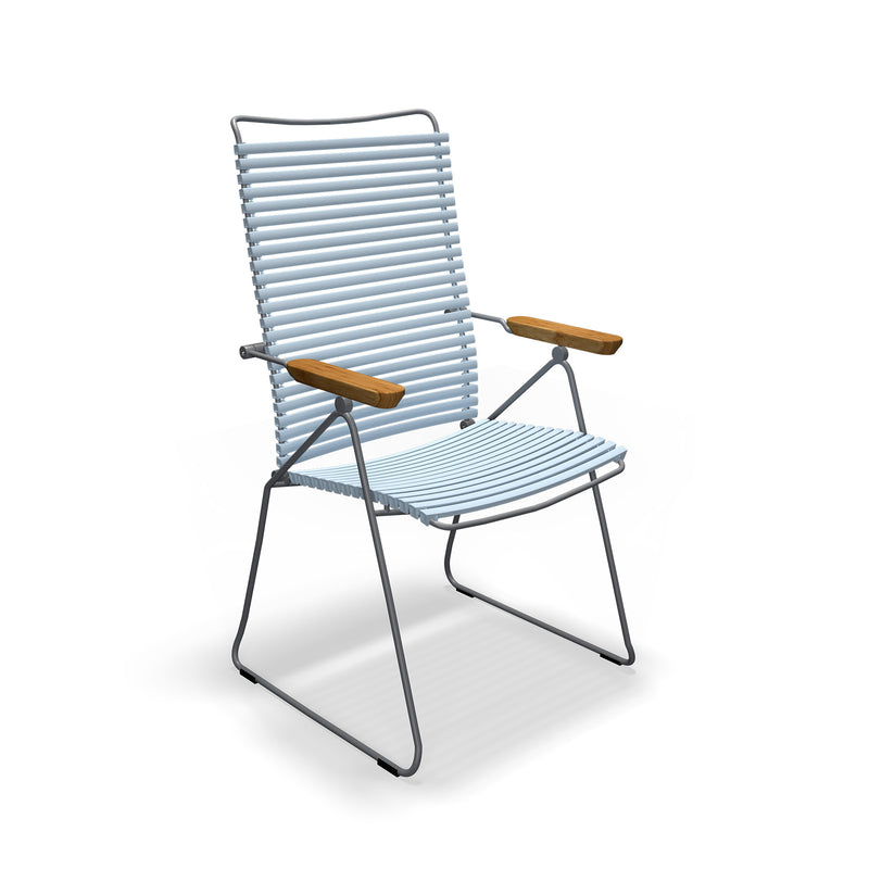 HOUE - CLICK Position Outdoor Armlehnstuhl | hellblau