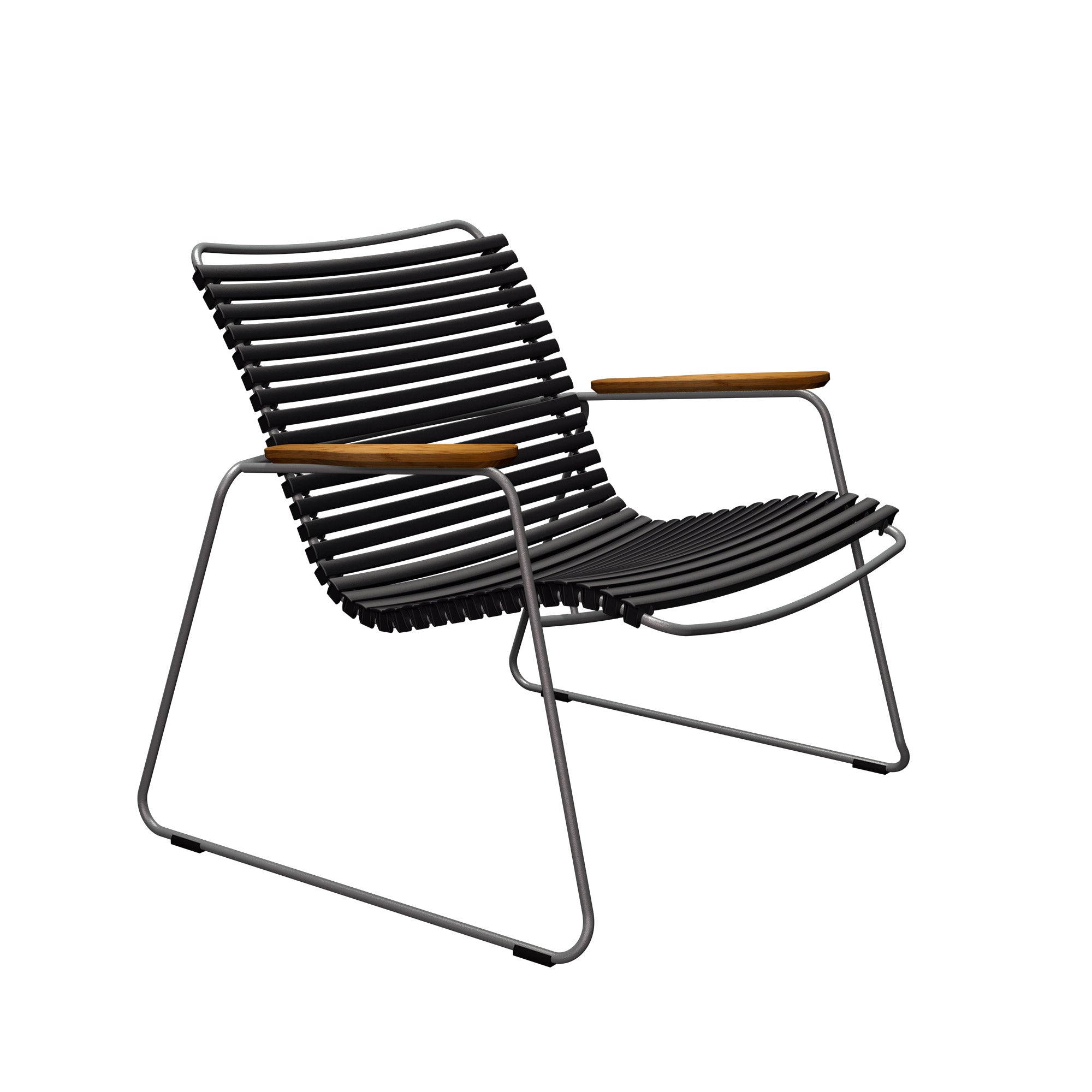 HOUE - CLICK Roomy Outdoor Lounge Chair | schwarz