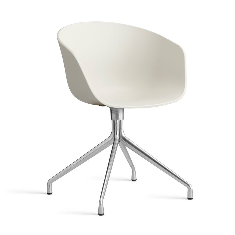 HAY - About A Chair AAC 20 | melange cream 2.0 / Aluminium poliert