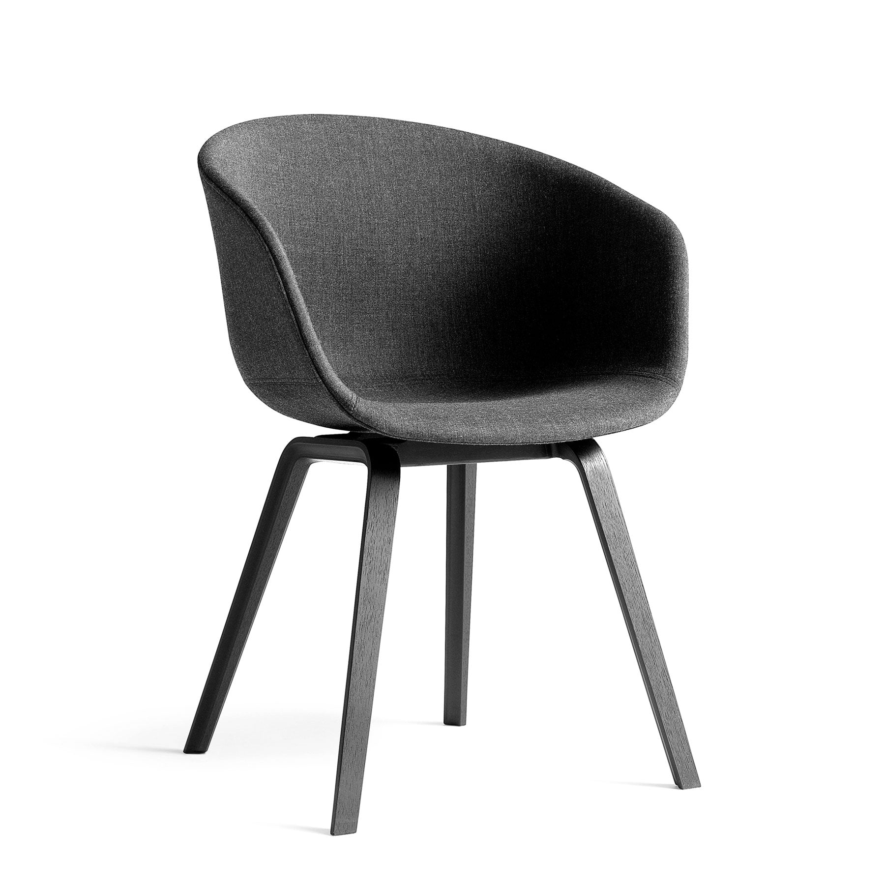 HAY - About A Chair AAC 23 | Kvadrat Remix 3 (163 ) / Eiche schwarz gebeizt