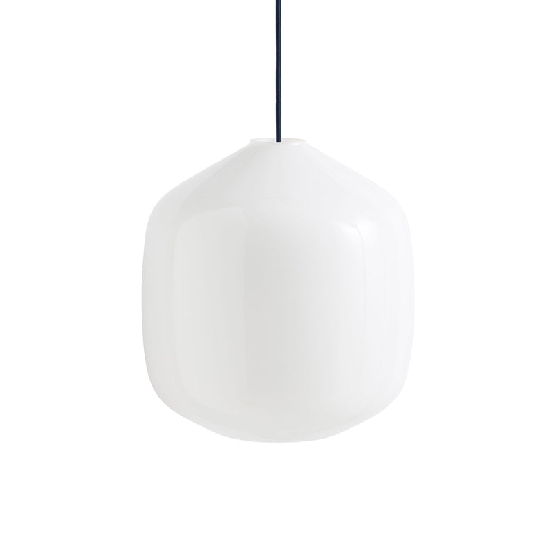 HAY - Buoy Glass Pendelleuchte | Ø 30 cm / anthracite blue