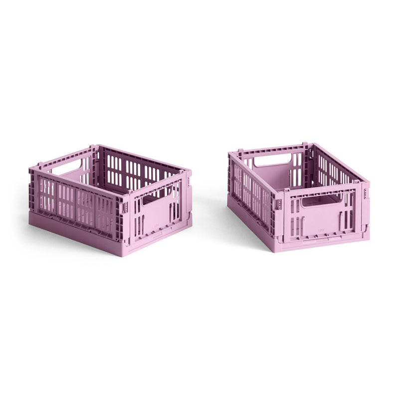 HAY - Colour Crate Korb Mini recycled | dusty rose
