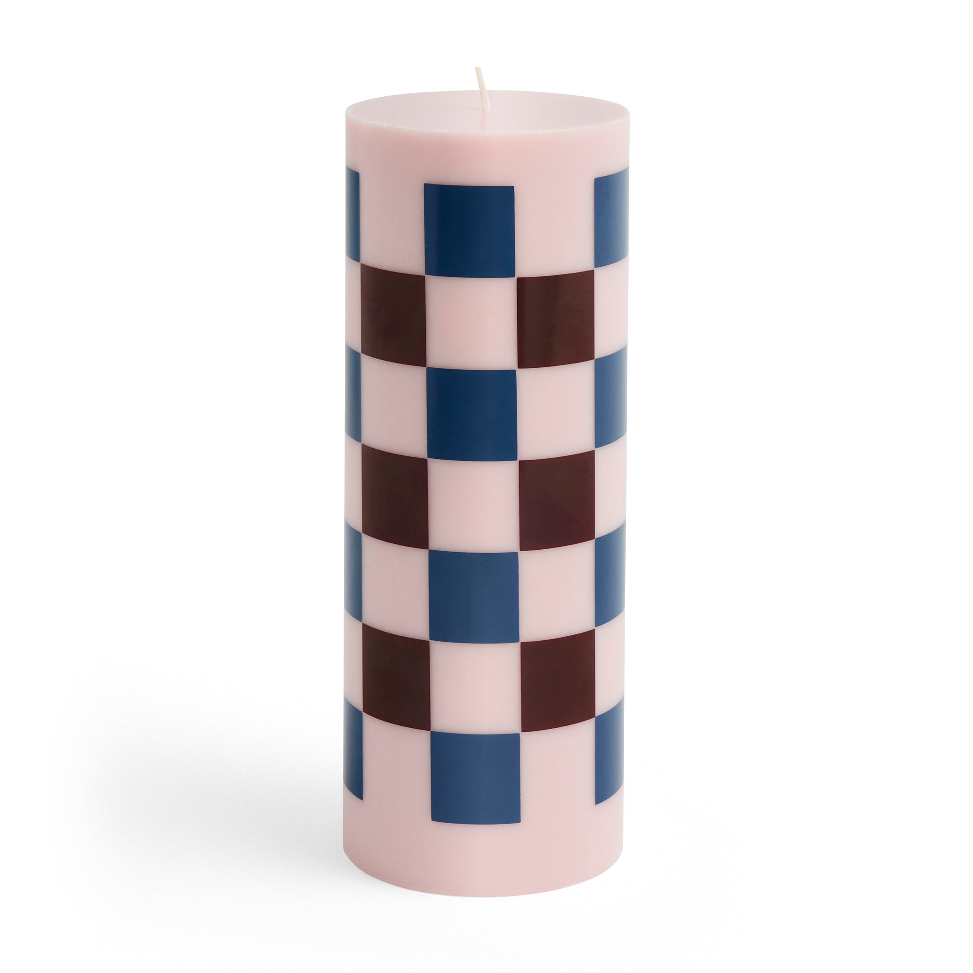 HAY - Column Kerze | L / light pink/bordeaux/dark blue check