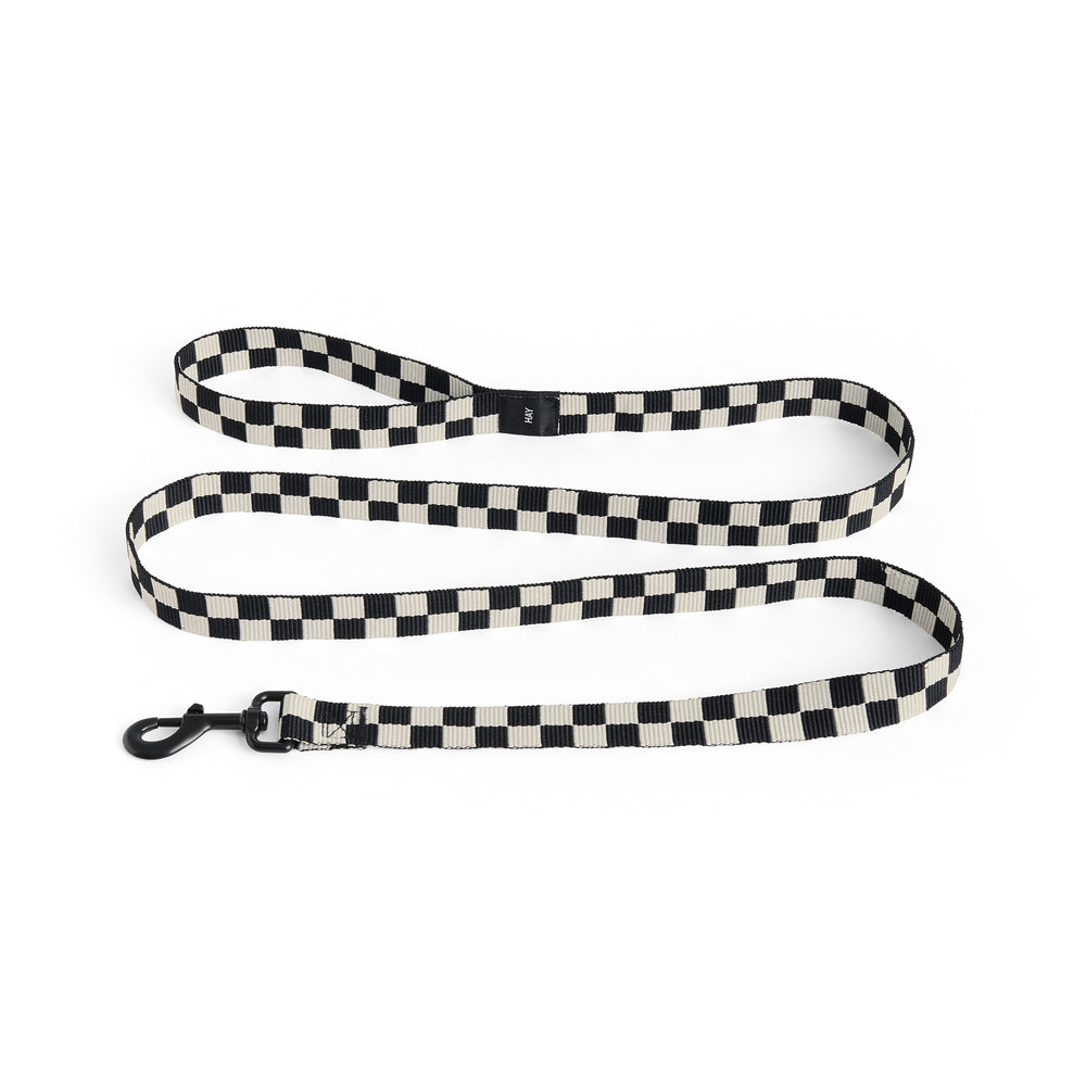 HAY - Dogs Hundeleine | M/L / check black/white
