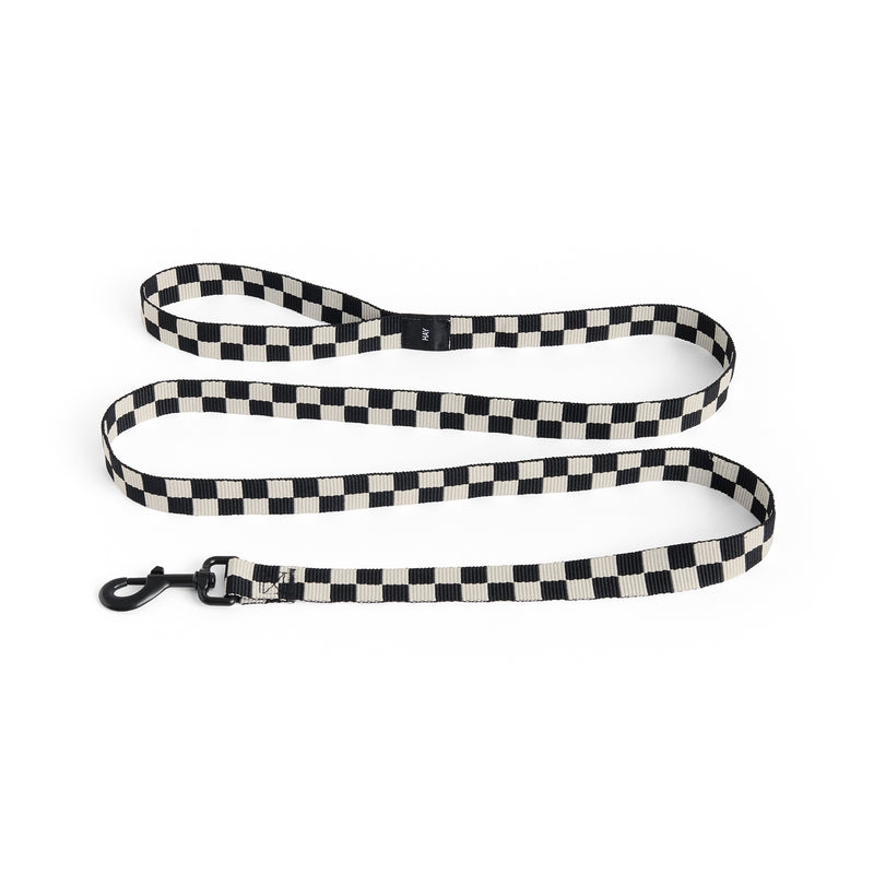 HAY - Dogs Hundeleine | M/L / check black/white