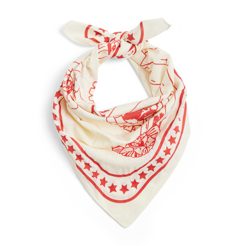 HAY - Dogs Hundetuch | off-white/red, off-white