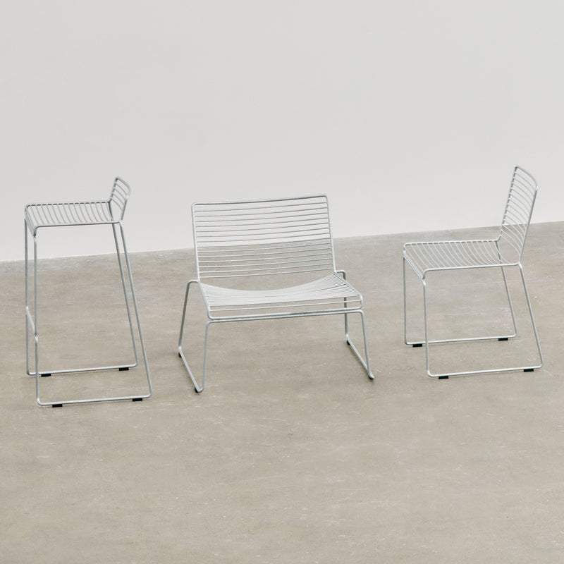 HAY - Hee Lounge Chair Set | asphalt grau