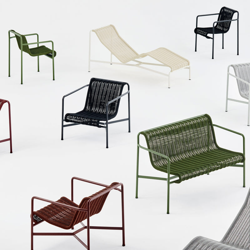 HAY - Palissade Cord Chaise Longue Liegestuhl