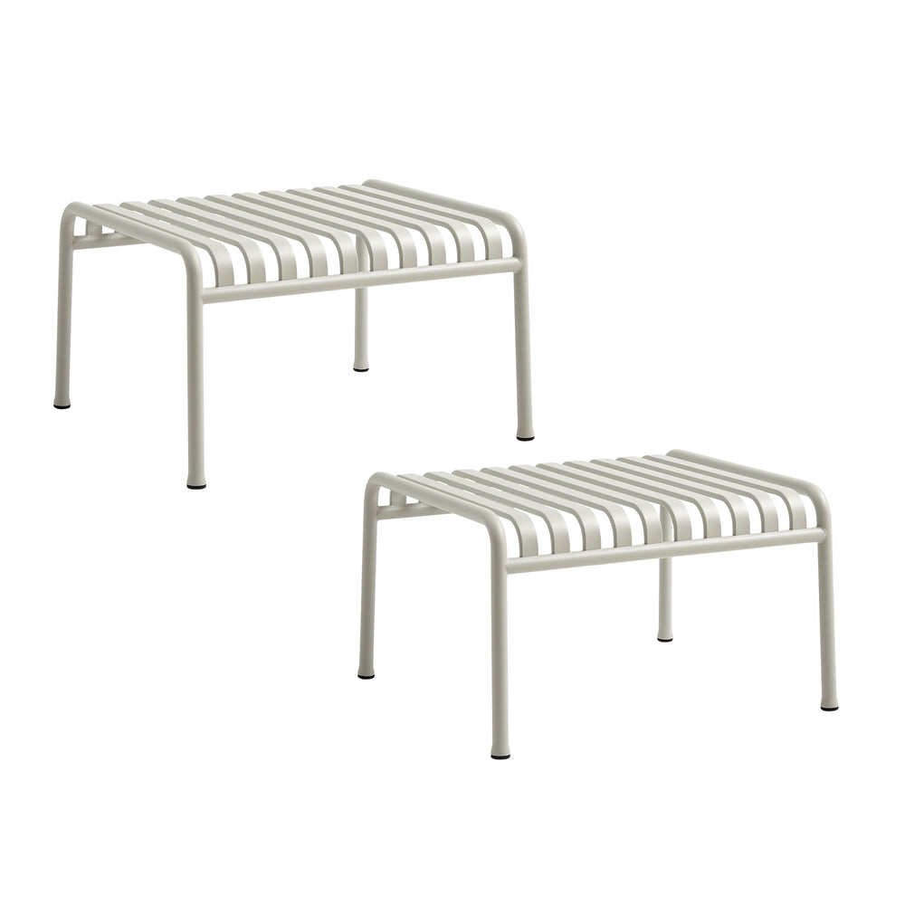 HAY - Palissade Ottoman (2er-Set) | hellgrau