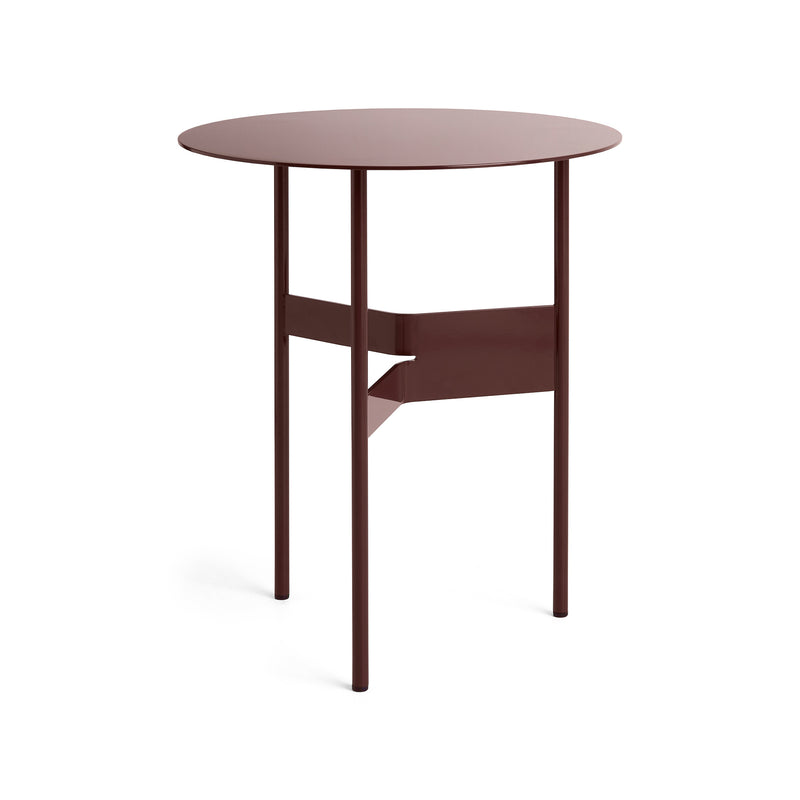 HAY - Shim Beistelltisch | Ø 45 cm / bordeaux