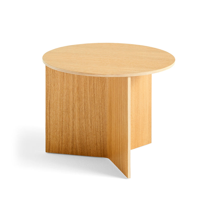 HAY - Slit Table Round | Ø 45 x H 35,5 cm / Eiche natur