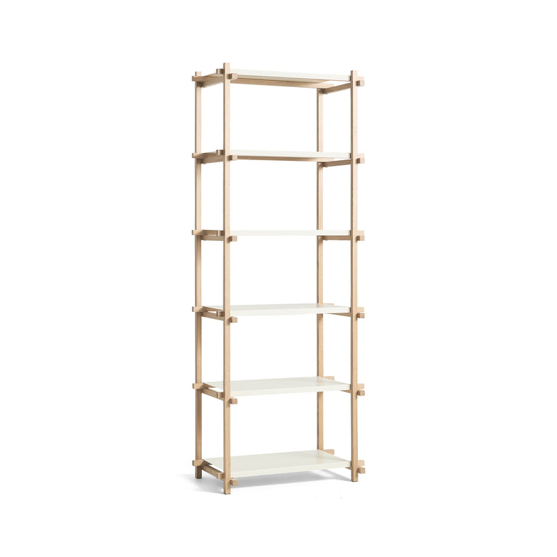 HAY - Woody Regal | Column high / almond white / Eiche geseift