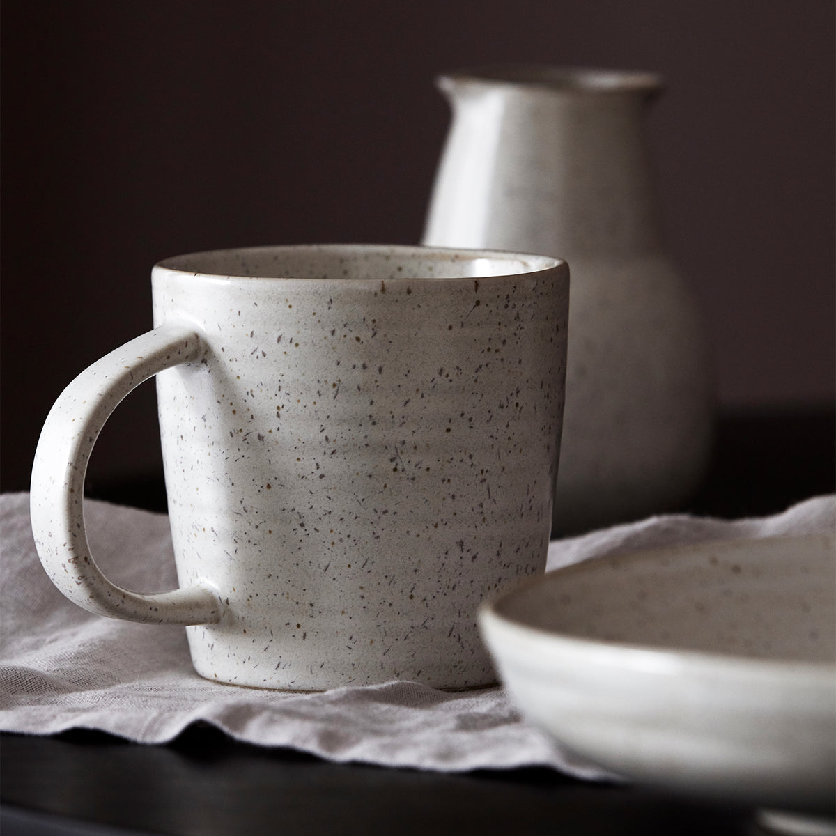 House Doctor - Pion Tasse | grau/weiß