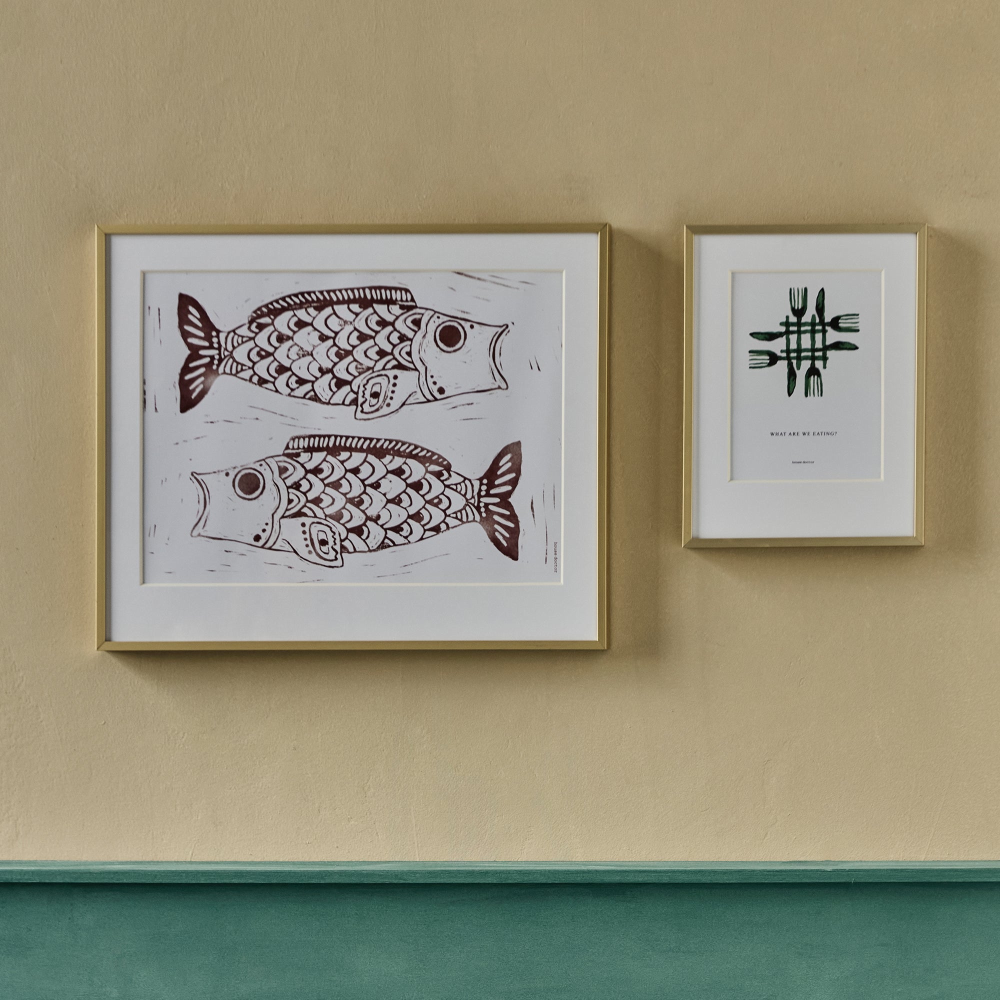 House Doctor - Fish Wandbild | 