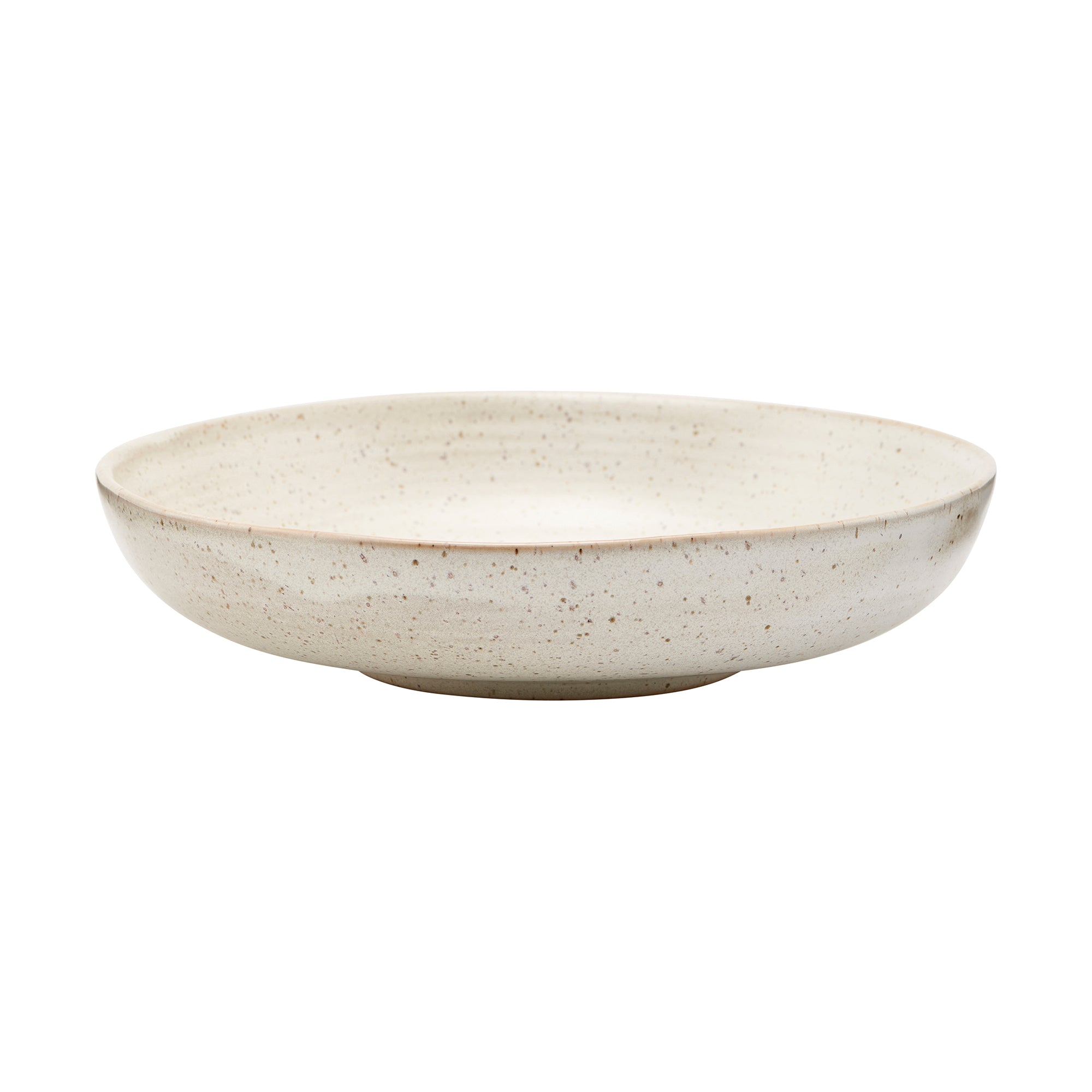 House Doctor - Schale Pion | Ø 19 x H 4 cm / grau/weiß