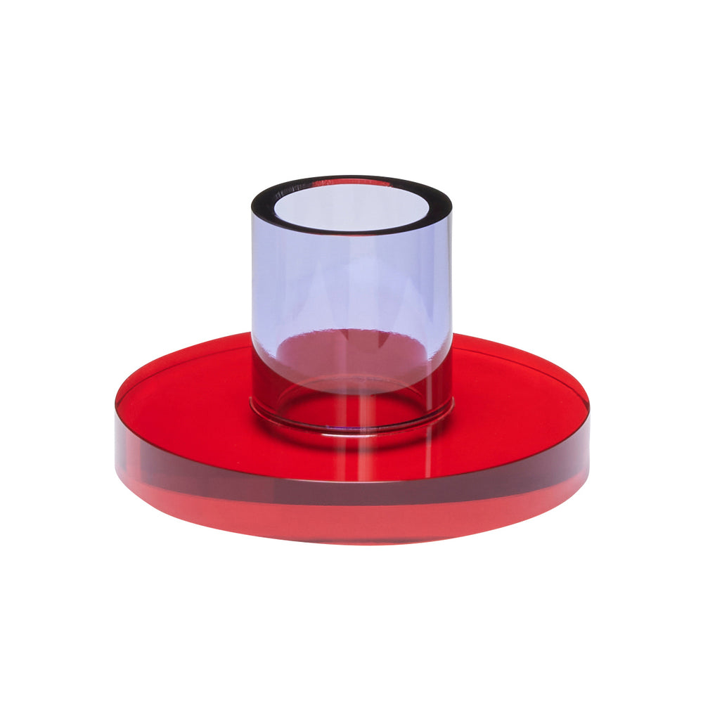 Hübsch Interior - Astra Kerzenhalter | rot/lila