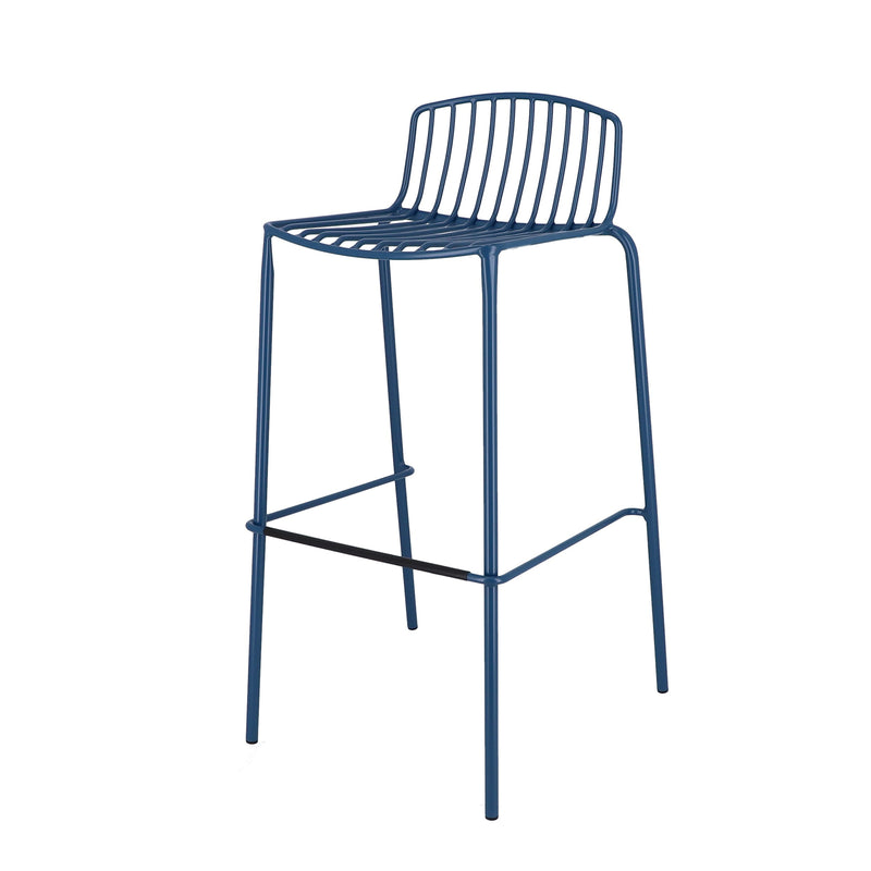 Jan Kurtz - Mori Gartenbarstuhl | 75 cm / blau
