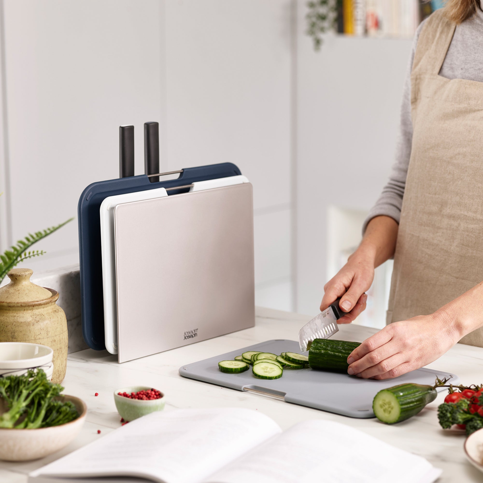Joseph Joseph - Nest Plus Schneidebretter und Messer-Set | 