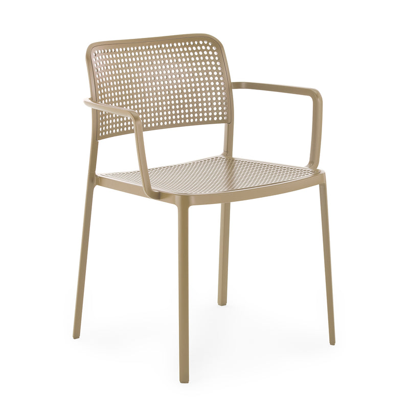 Kartell - Audrey Gartenarmlehnstuhl | beige
