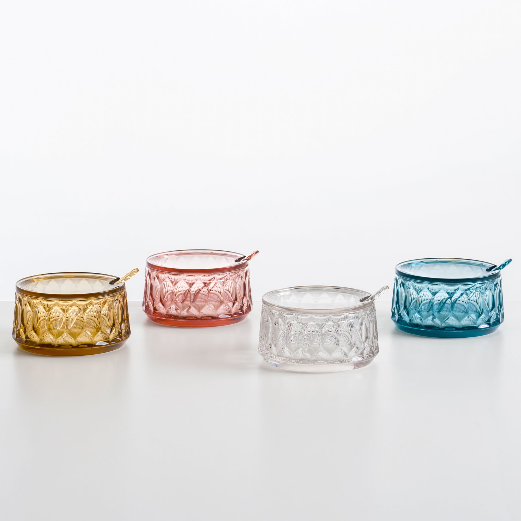 Kartell - Jellies Zuckerdose | glasklar