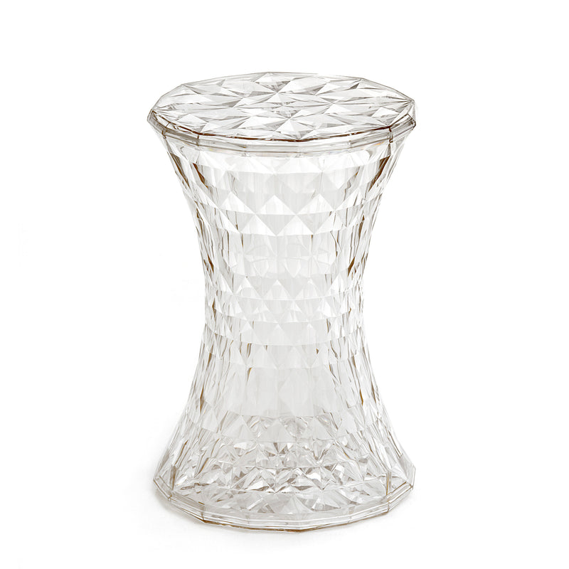 Kartell - Stone Beistelltisch und Hocker | glasklar