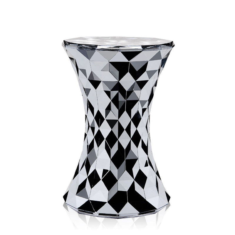 Kartell - Stone Beistelltisch und Hocker | chrom
