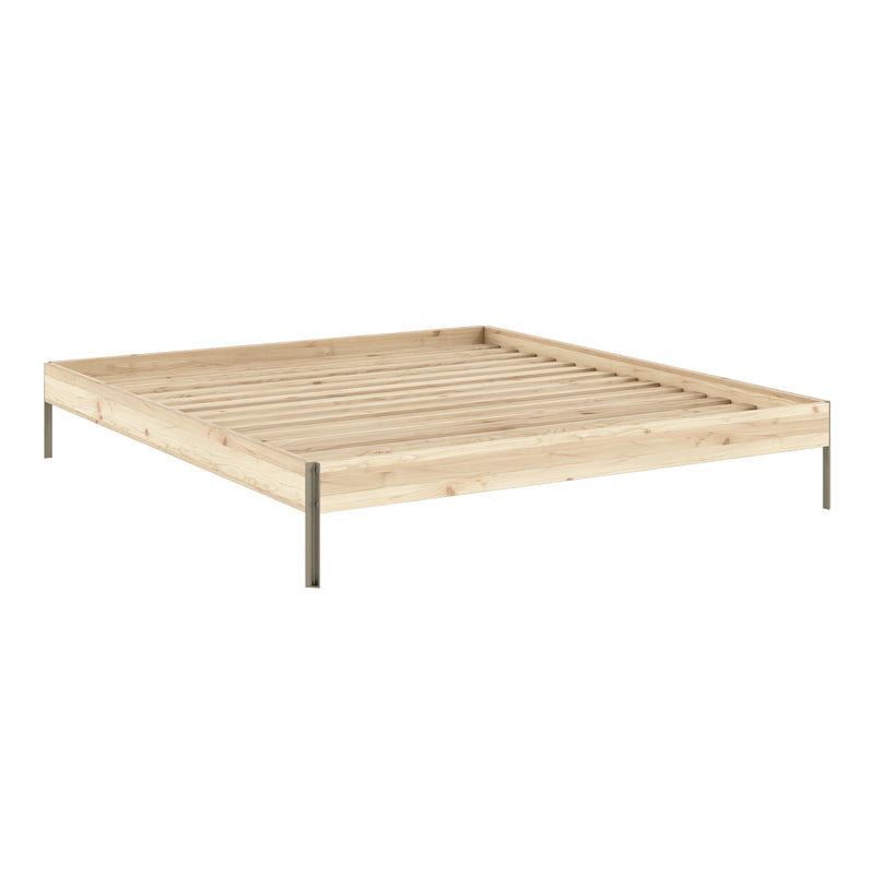 Karup Design - Core Bett | 180 x 200 cm / Kiefer natur / sage green