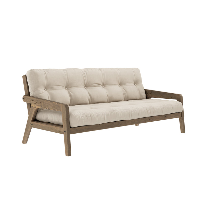 Karup Design - Grab Sofa | 747 Beige / 106 Carob brown lacquered