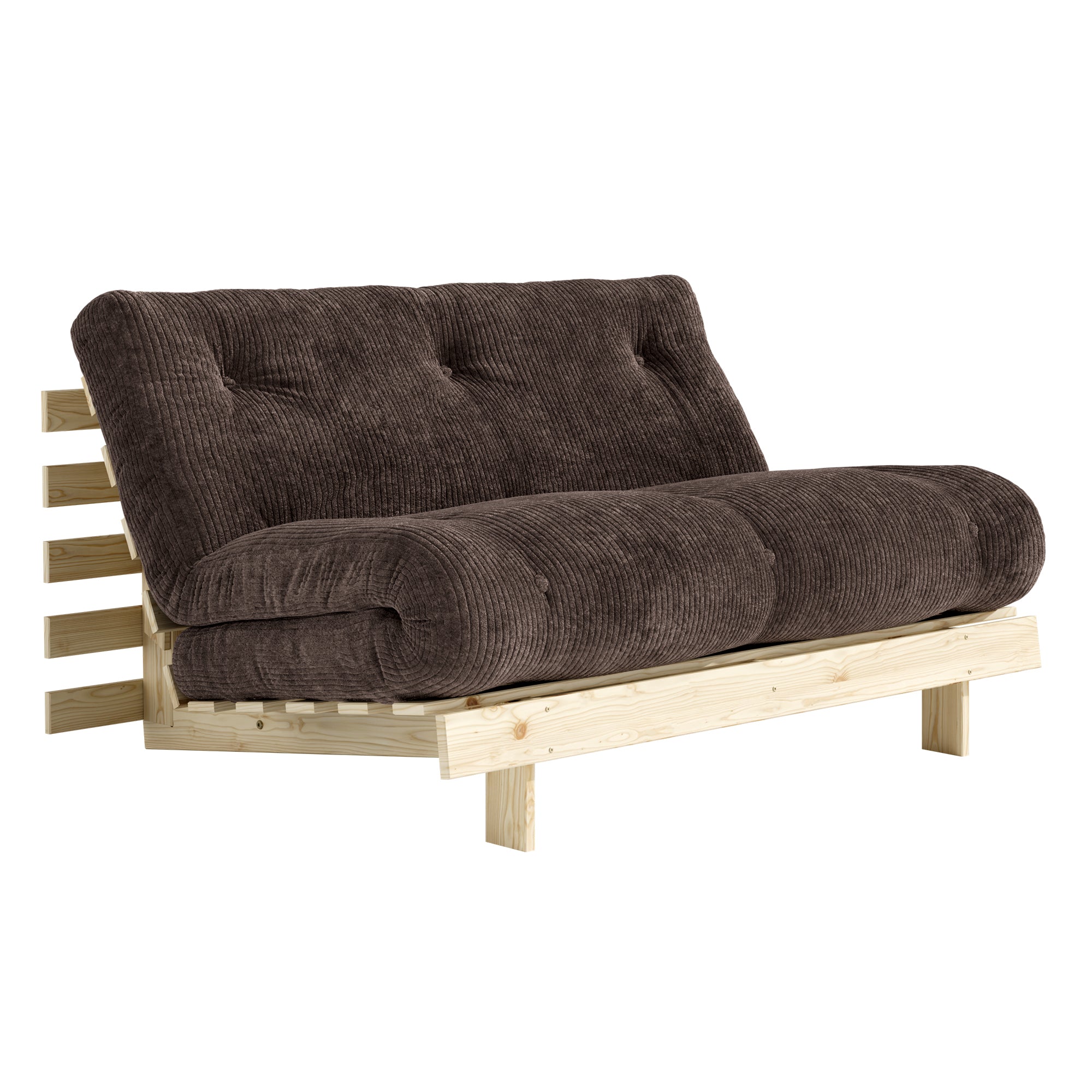 Karup - Roots Schlafsofa | 140 x 200 cm / dark cocoa