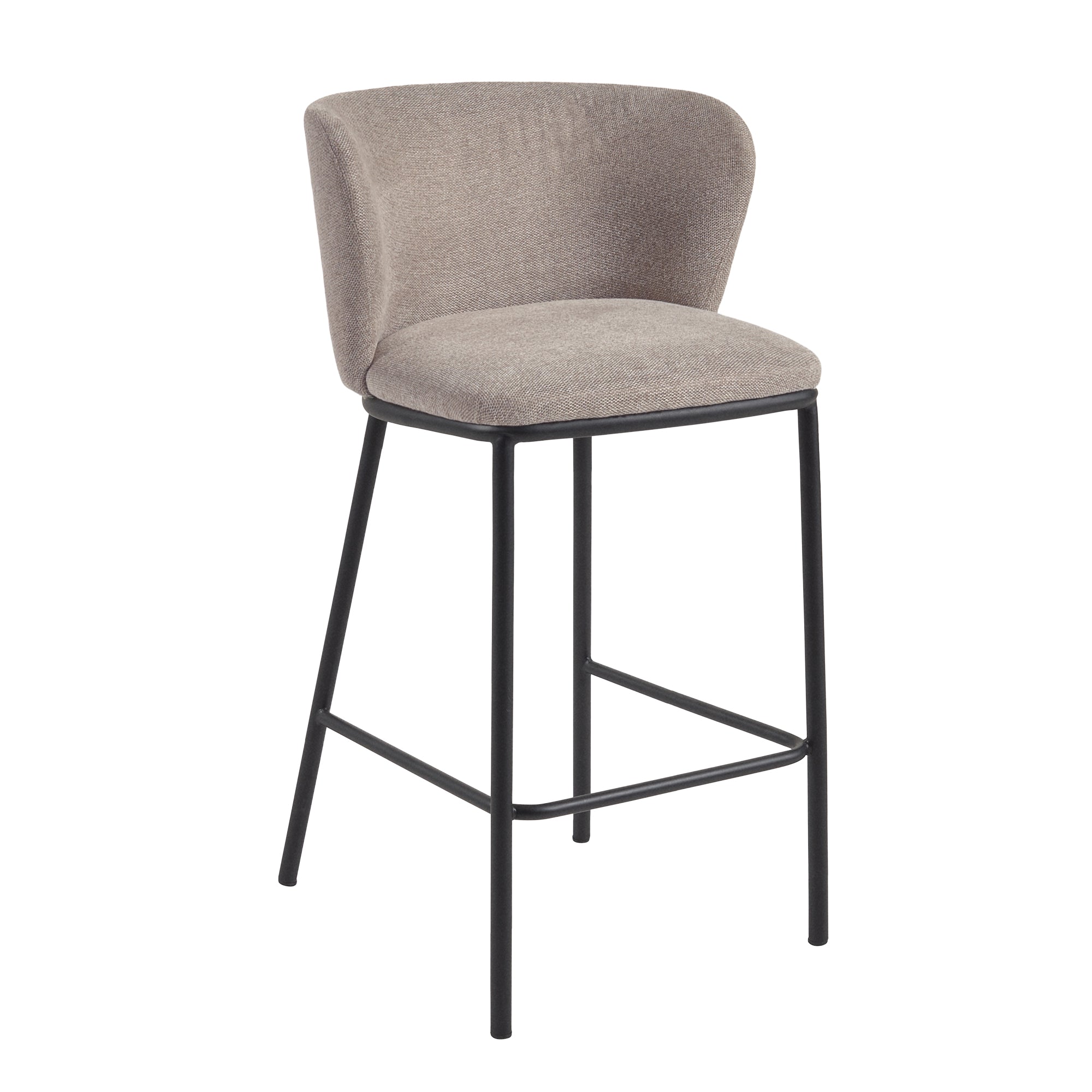 Kave Home - Ciselia Barhocker | Hellbraun