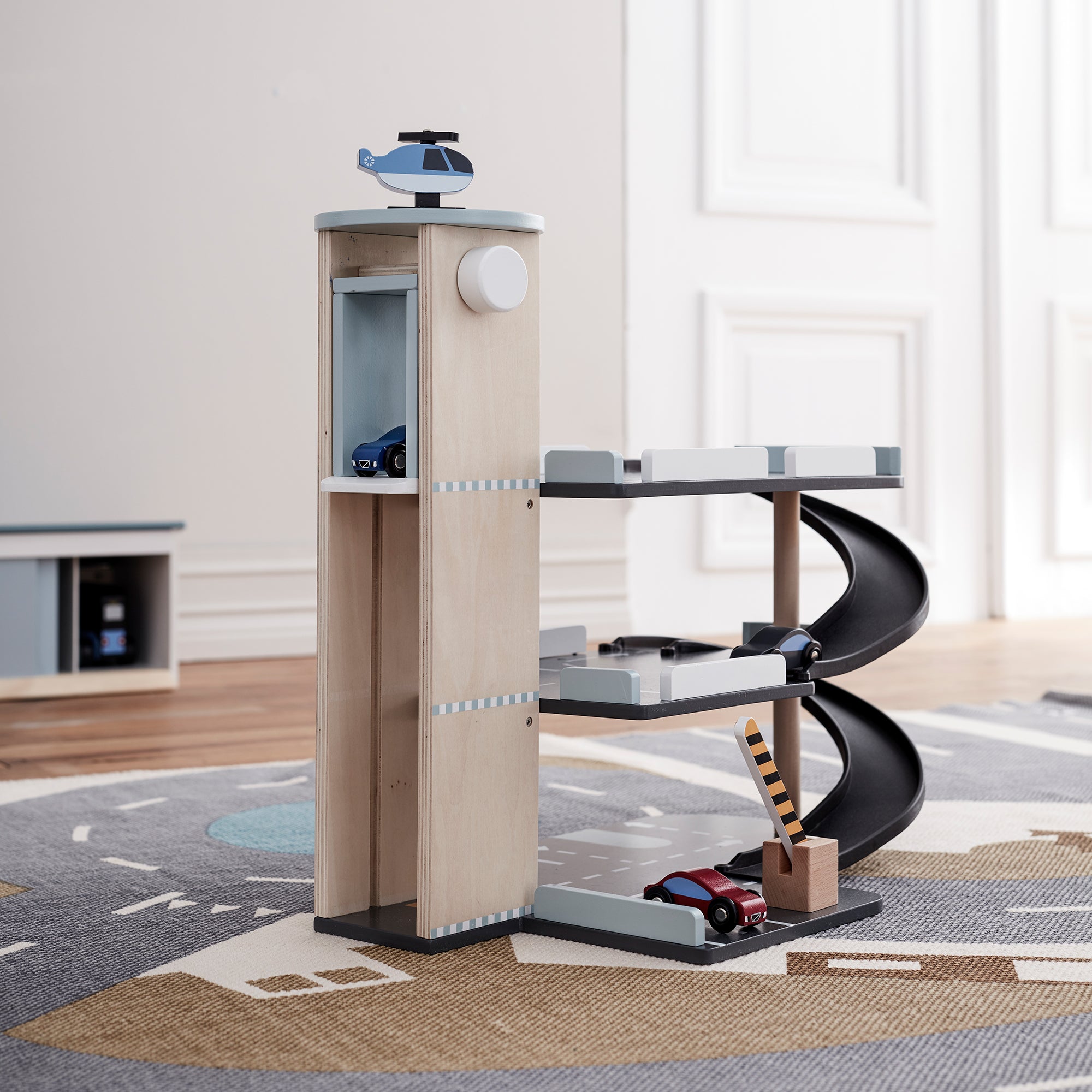 Kids Concept - Aiden Parkhaus mit Zubehör