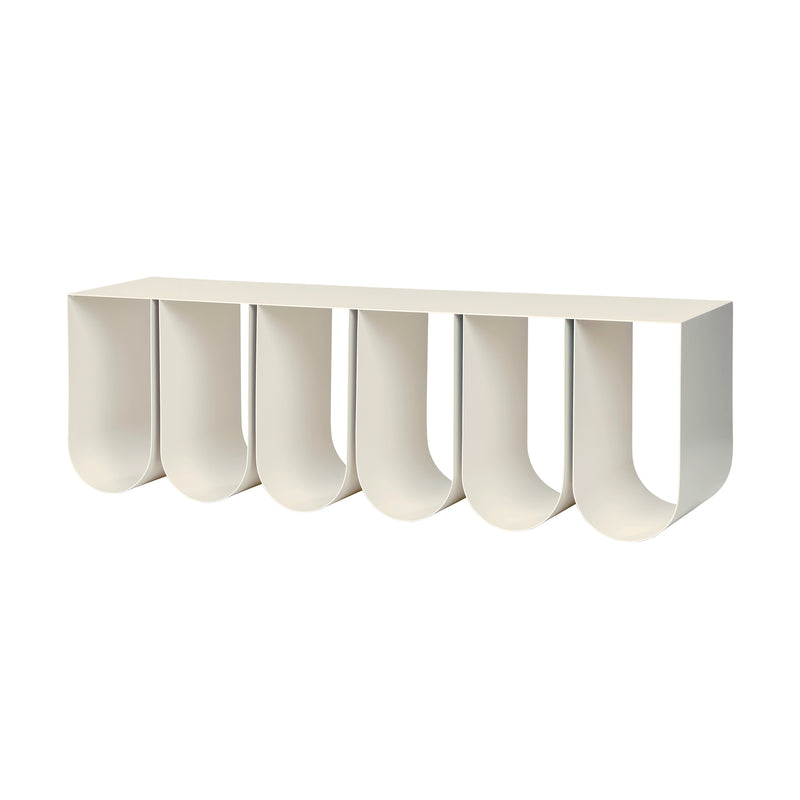 Kristina Dam Studio - Curved Wandregal | beige