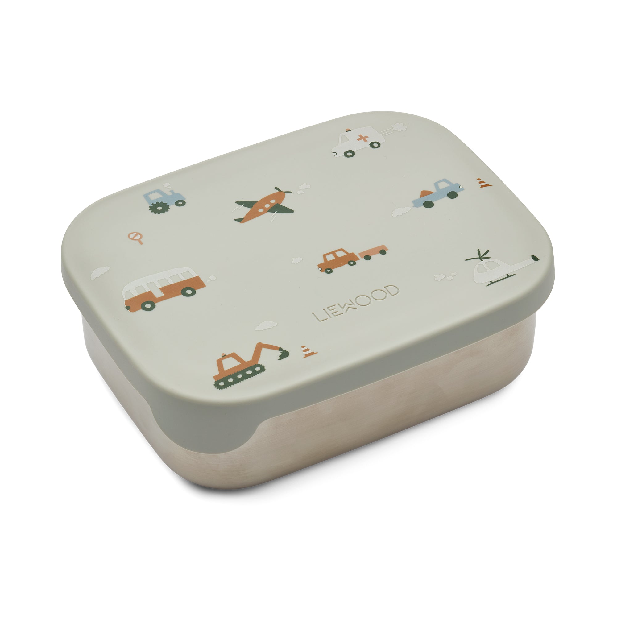 LIEWOOD - Arthur Lunchbox mit Deckel | Fahrzeuge