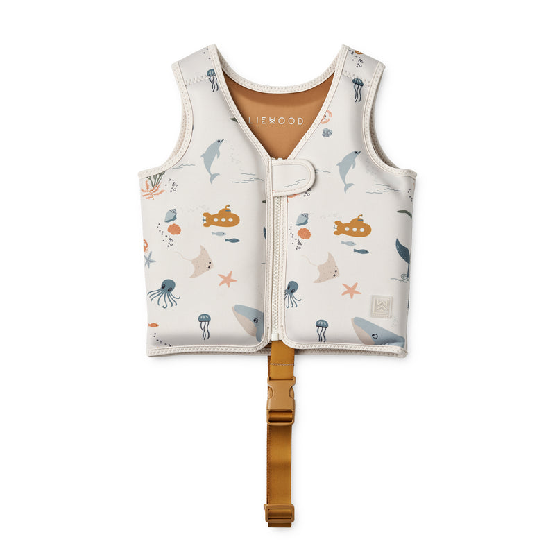 LIEWOOD - Dove Schwimmweste | 11 - 15 kg / sea creature/sandy, 15 - 19 kg / Sea creature/sandy, 19 - 30 kg / Sea creature/sandy