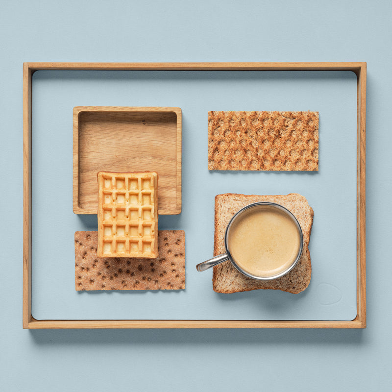 Lind DNA -Even Teak Tablett Square