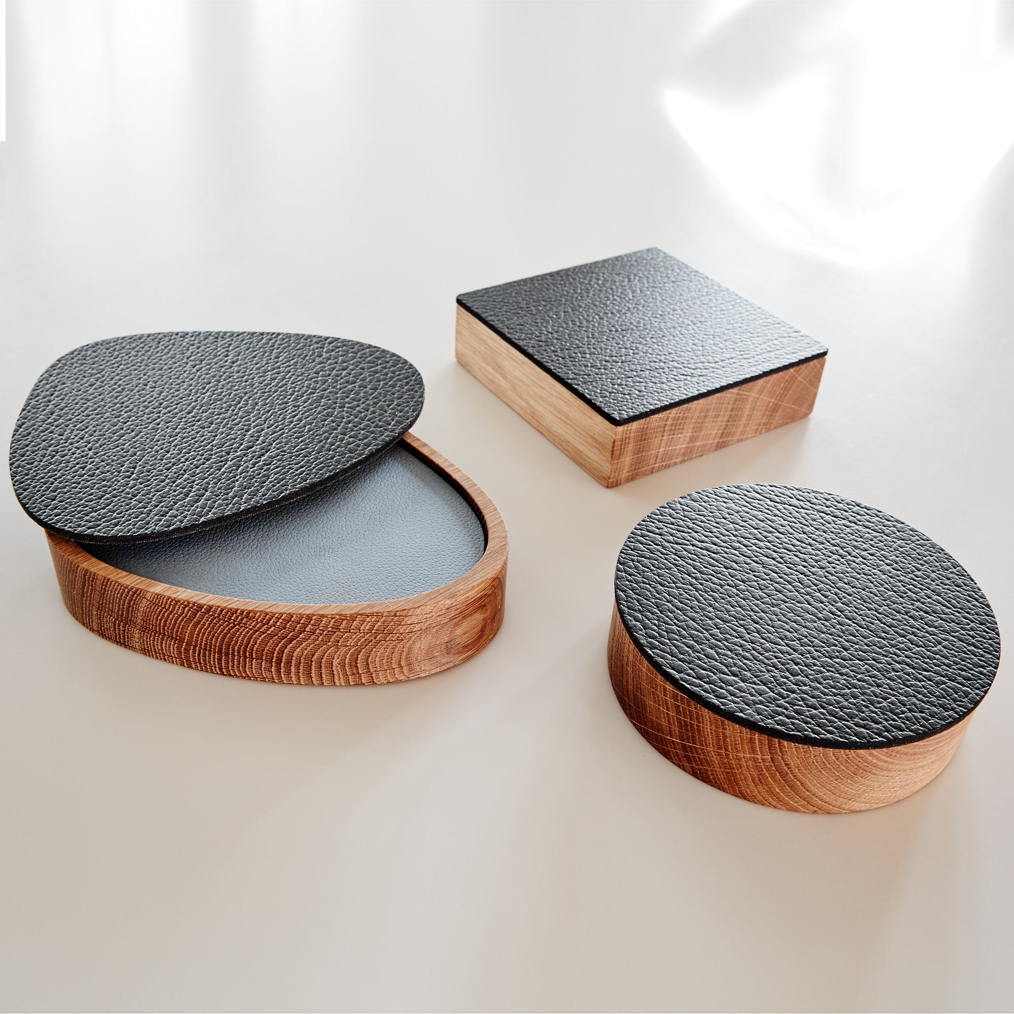 Lind DNA - Wood Box mit Deckel | Square S / Eiche natur