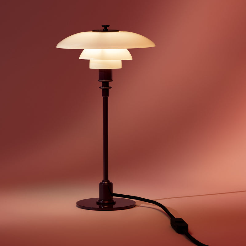 Louis Poulsen - PH 2/1 Tischleuchte | glossy burgundy